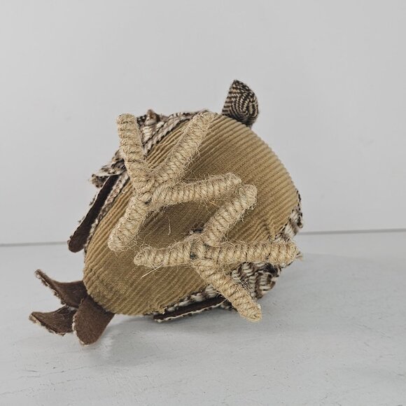 Target 2016 Bird Plaid Top Hat Harvest Fall Tweed Bird Autumn Copper - Picture 5 of 8